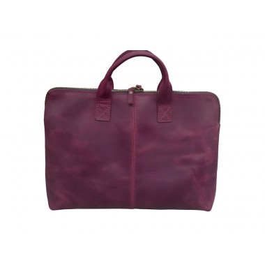 Сумка для ноутбука кожаная 15.6” Pro-Covers (СН-59) Бордо