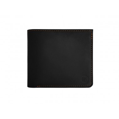 Мужское кожаное портмоне Pro-Covers (ПКМ-3-40.40) Чёрный