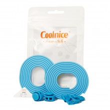 Повседневные силиконовые шнурки с фиксацией Coolnice ДФ08 (Голубые) Повседневные силиконовые шнурки с фиксацией Coolnice ДФ08 (Голубые)