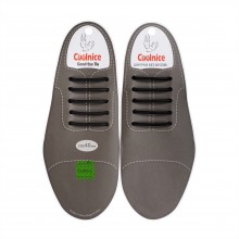 Шнурки для модельной обуви силиконовые Coolnice Classic С01-40 Чёрные