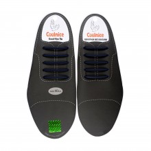 Шнурки для модельной обуви силиконовые Coolnice Classic С04-40 Тёмно-синие