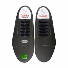 Шнурки для модельной обуви силиконовые Coolnice Classic  С04-30 Темно-синие