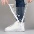 Обувные чехлы-бахилы от дождя и грязи многоразовые высокие ПВХ Coolnice 4XL (45-46) Белые