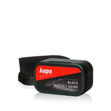 Черная губка для обуви Black Perfect Shine Kaps