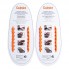 Универсальные силиконовые шнурки Оранжевые Coolnice (7+7 one size)