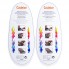 Универсальные силиконовые шнурки Разноцветные Coolnice (7+7 one size)